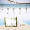 20 Pcs Large Skeleton Keys Antique Bronze Keys Countryside Key Pendants Vintage Key Charm Sets DIY Handmade Craft Accessories