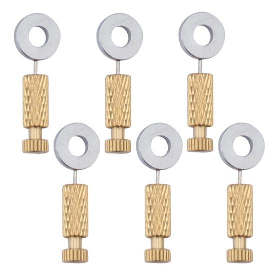 6 шт. Игла для позиционирования искусственной кожи, прочная металлическая игла для кожевенного ремесла, фиксирующая булавка для шитья искусственной кожи