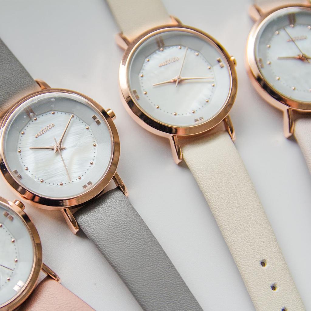 Watch Analog Leather Strap Pink [Fieldwork] Women's YM108-3