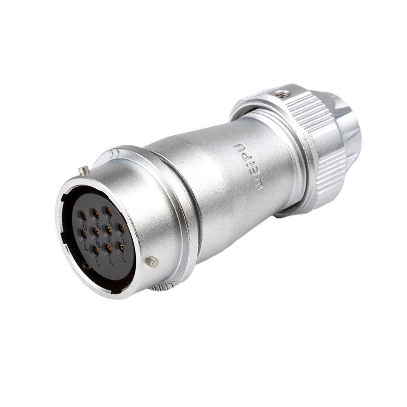 Weipu WY324 Waterproof Aviation Socket with 6, 8, 10, 11, 13 Pins (ZE Compatible)