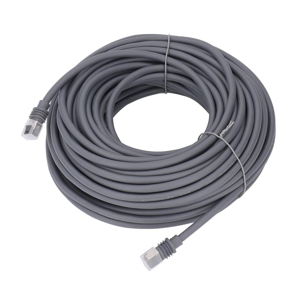 Rectangular   Replacement Cable 49ft, High Speed Cat6 Extension Cord, RJ45 Connectors with Gold Plated for Gen 3, Indoor and Outdoor Internet 