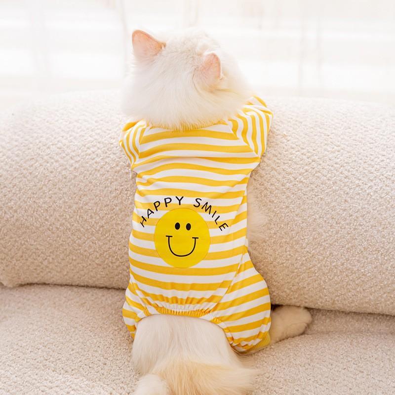 Spring Thin Pet Loungewear Into Kitten Warm Four-legged Clothing, Puppet Blue Cat Small Puppy Dog Cat Clothes