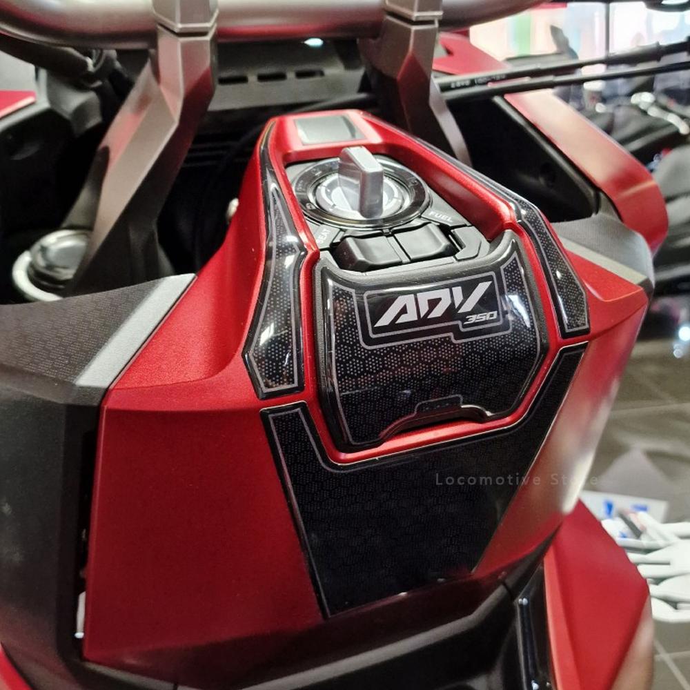 Adv 350 аксессуары Мотоцикл 3D Эпоксидная Наклейка Комплект Защиты Накладка на Бак Антицарапающая Наклейка Нескользящая Для HONDA ADV350 2022 2023