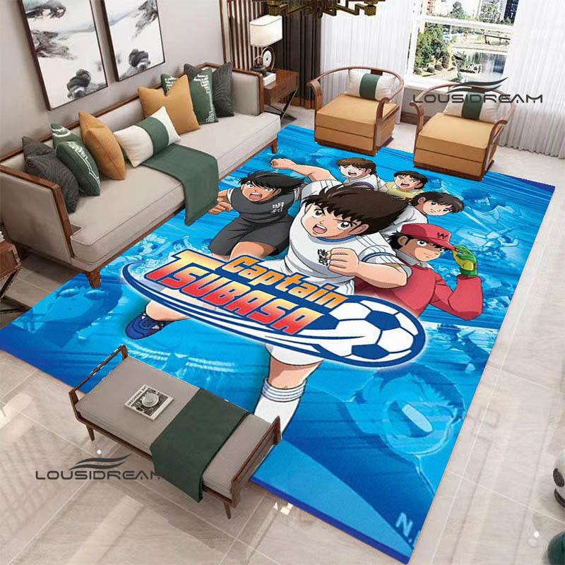 2026 Captain Tsubasa Cartoon carpet living room bedroom carpet balcony bathroom non-slip door mat photography props birthday gift