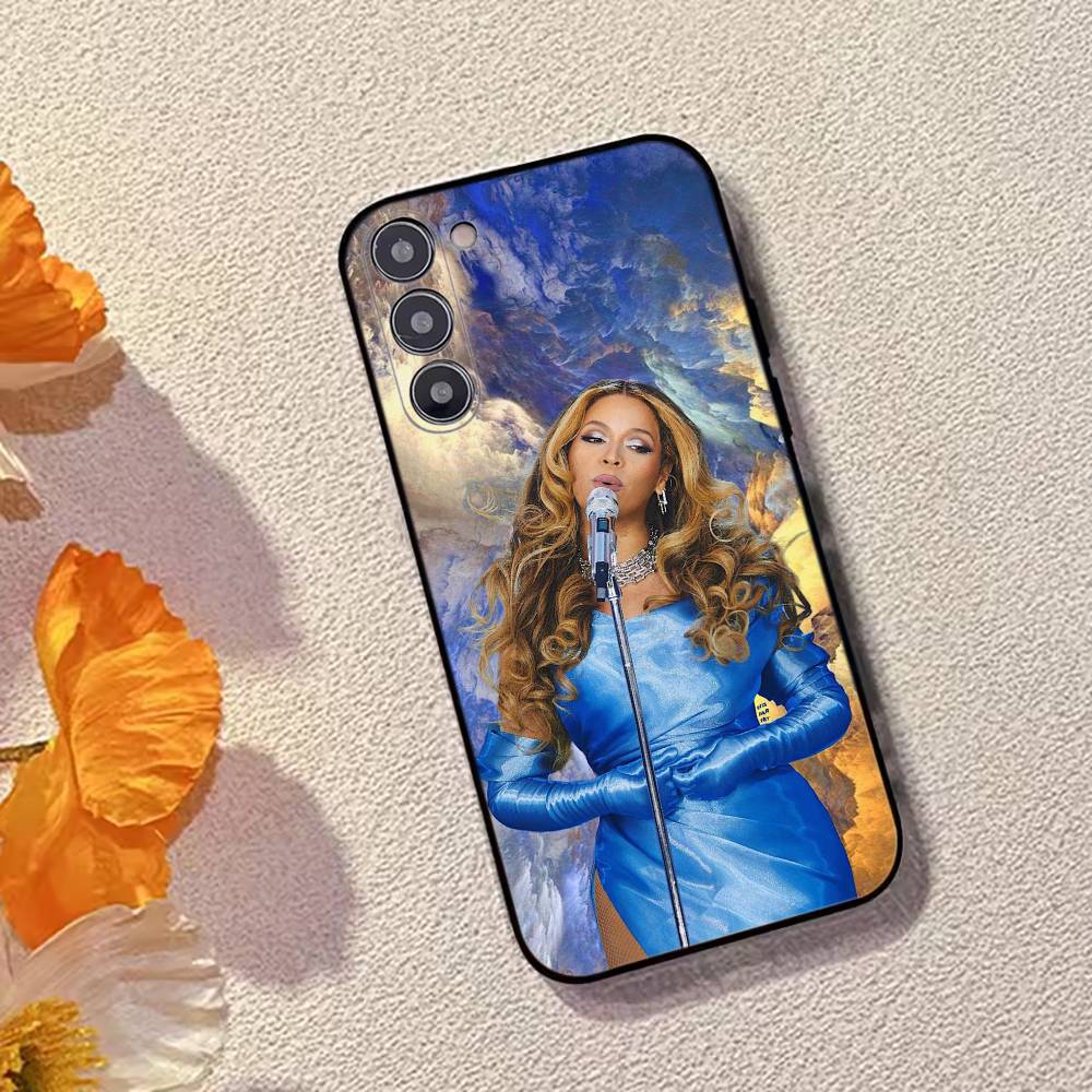 Singer B-Beyonce Phone Case For Samsung Galaxy A73,A72,A71,A70,A53,A52,A51,Soft Silicone Black Cover