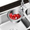 Stainless Steel Swan Sink Strainer Basket Removable Goosehead Storage Drainage Basket Kitchen Sink Hanging Wet Dry Drainage Rack