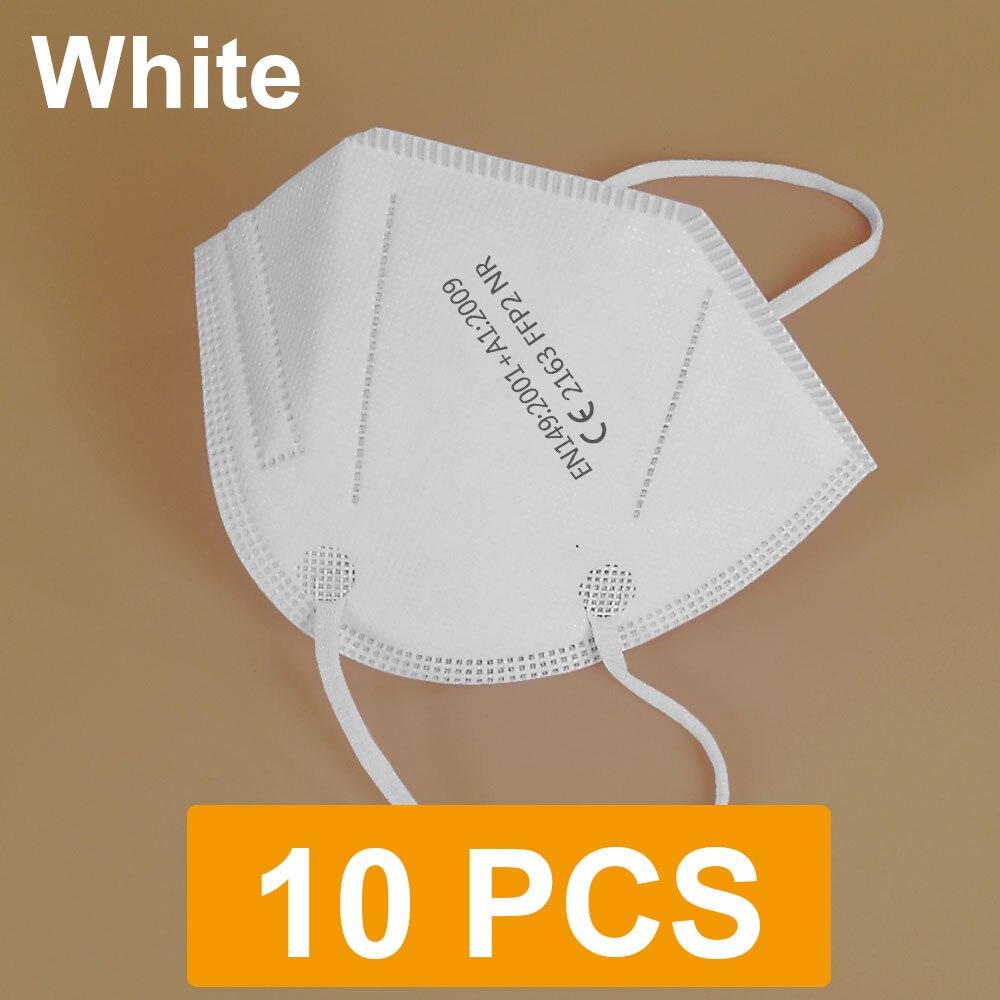 FFP2 Красочная маска для лица Mascarillas Противотуманный респиратор от пыли Дышащие маски для взрослых