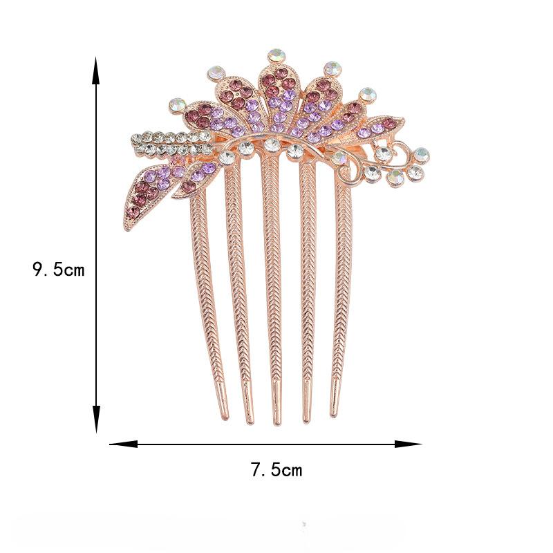 Винтажный элегантный жемчужный гребень для волос, заколка для волос, боковой гребень, зубная шпилька для волос, женские украшения для волос, аксессуары со стразами