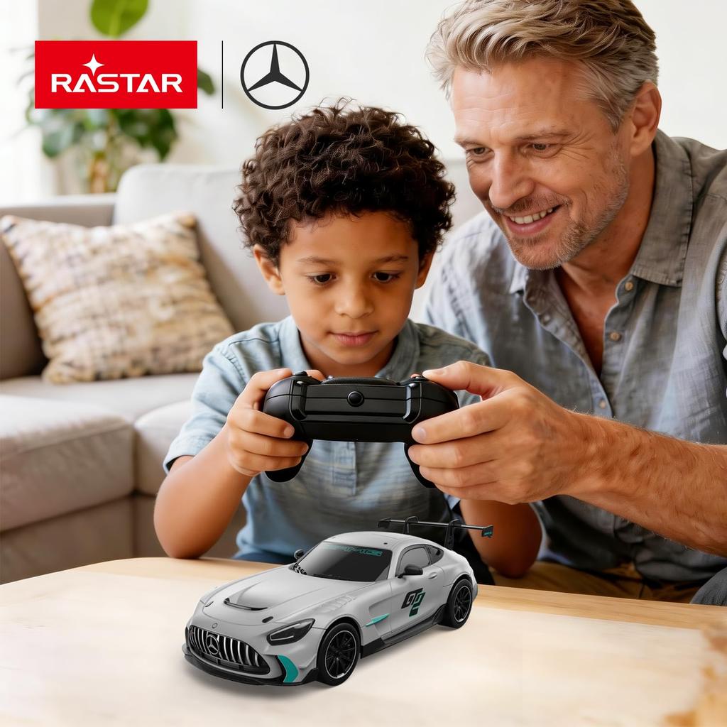 RASTAR Машинка на радиоуправлении GT 2 Пульт дистанционного управления Игрушка для детей Мальчика Серебристый RC Спортивный автомобиль 1/24 Машина, Машина Mercedes-AMG, Машина Mercedes-AMG,