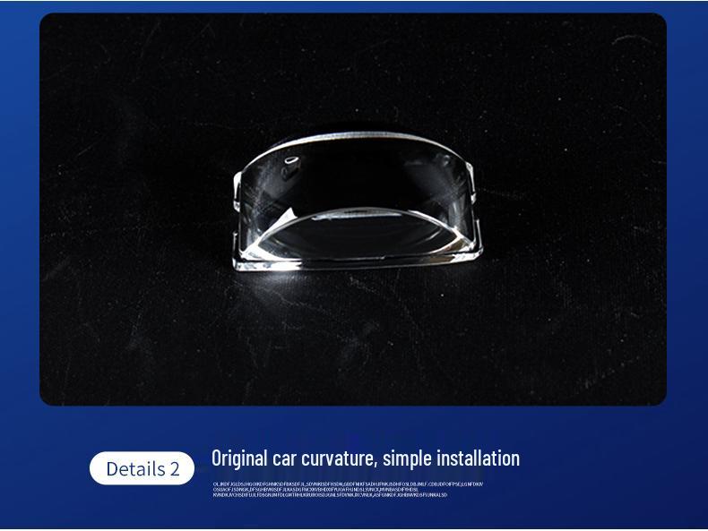 BYD Car Headlight Lens: Convex LED High-Transmission Glass Lampshade