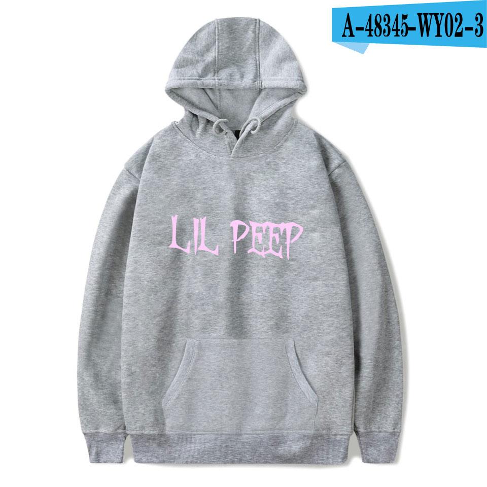 Толстовка с капюшоном Lil Peep, унисекс, хип-хоп, панк, готика, толстовки с принтом человеческого скелета, wo, осенняя уличная одежда, популярная свободная толстовка Ulzzang