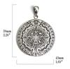 Мексика Майя Ацтеки Календарь Камень Солнца Подвеска Топ Серебро 925