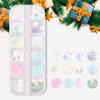 12Grids/Box Nail Sequins Stylish Exquisite Mini Christmas Sequins Manicure Sticker for