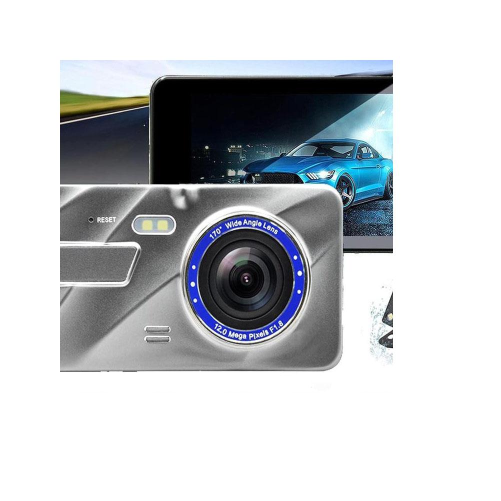 Автомобильный видеорегистратор с 4-дюймовым ЖК-экраном 1080P FHD DVR, Широкоугольный объектив 170°, Многофункциональность для всех моделей автомобилей