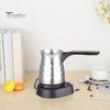 Stainless Steel Electric Coffee Pot 0.5L Large Capacity Coffee Maker Wax Melting Pot Heat-Resistant Handle Drip-Free Pour Spout Portable Coffee