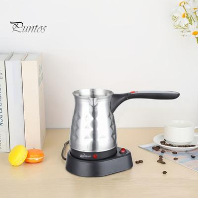 Электрический кофейник из нержавеющей стали, кофеварка большой емкости 0,5 л, плавильный горшок для воска, термостойкая ручка, носик без капель, портативный кофеварка