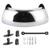 Motorcycle Rearview Mirror 180 Degree Wide Angle Adjustable Wind Screen Mount Blind Spot Eliminating