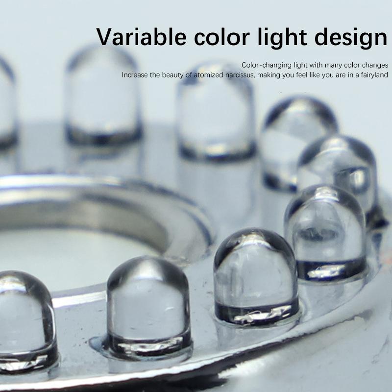 Светодиодный фонтан для воды на Хэллоуин, пруд, туманообразователь, мини-генератор тумана, распылитель для пруда, сада, украшение для Хэллоуина, Рождественской вечеринки