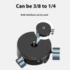 360 Rotating Camera Tripods Mount with Damping System Arca Swisses Quick Release Plate 5kg Capacity Aluminum Stabilizers for Professional Photography