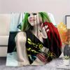 Avril Lavigne pattern Flannel Blanket, High quality Comfortable for All Seasons, Home Decor, Warmth and Comfort, Perfect for Gifts.