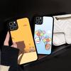 Cute Bubu Dudu Cartoon Phone Case For Iphone 11 12 13 14 15 Pro Max 17 16 Plus Hard PC+TPU Back Cover