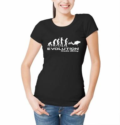 Футболка унисекс «Эволюция подводного плавания» Sea Hobby Ocean Cave Diver