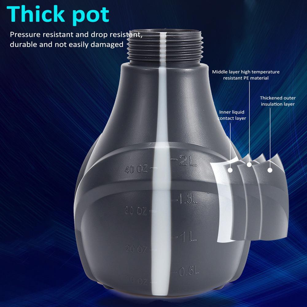 Electric Car Foam Sprayer 2L Car Detailing Foam Sprayer 3000mAh Battery Transparent and Visible Capacity Scale for Home