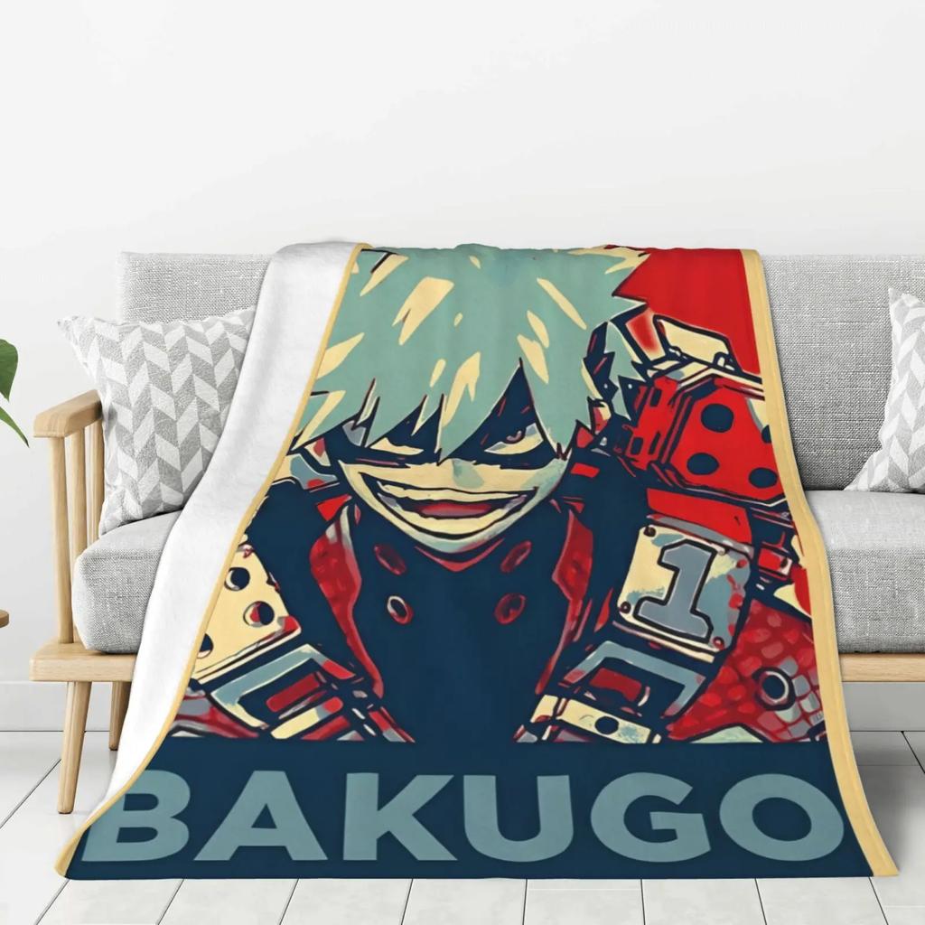 Моя геройская академия Мультяшный плед Теплые флисовые одеяла Мягкое и удобное одеяло Домашнее дорожное одеяло Подарок на день рождения