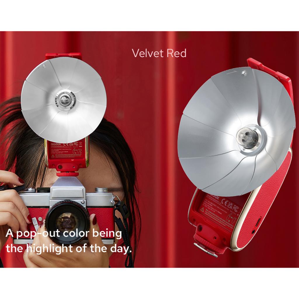Godox Lux Senior Retro Camera Flash GN14 Color Temperature 6000K Auto & Manual Flash Modes 11-164