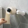1Pcs Wall-Mounted Toilet Paper Holder Cartoon Cat Telescopic Tissue Holder Kitchen Tissue Roll Dispenser Bath Paper Towel Roll