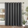 Pack Of 1 Room Divider BlackOut Curtain for Living Room, Noise Reduction Curtain with Anti-Rust Grommet Top Blackout Curtain