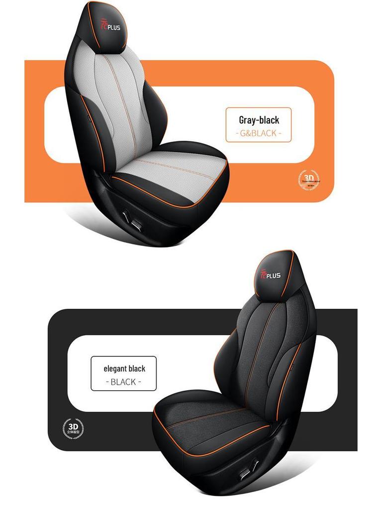 BYD Yuan PLUS All-Season Leather Seat Covers for Five-Seater Cars
