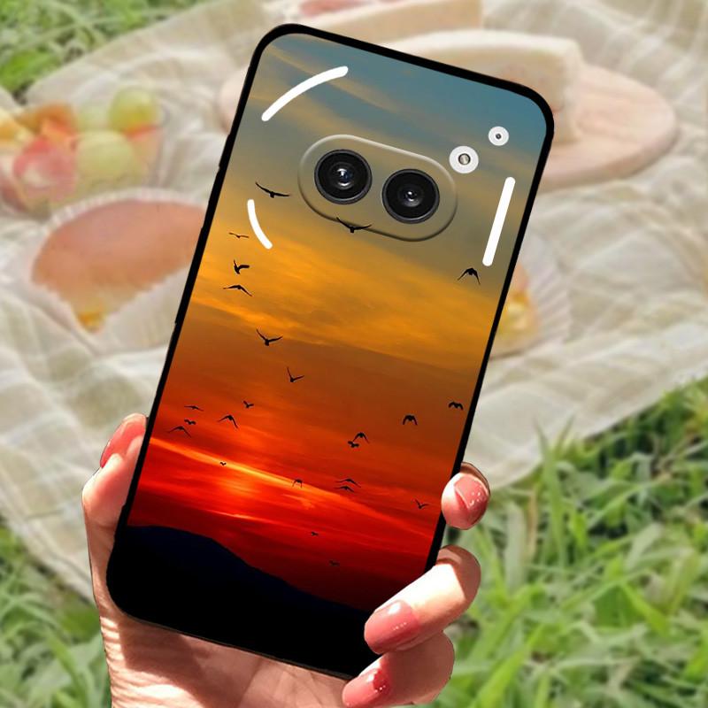Чехол-бампер для Nothing Phone 2A, силиконовый, мягкий, модный, черный, Full Protective A142 Capa