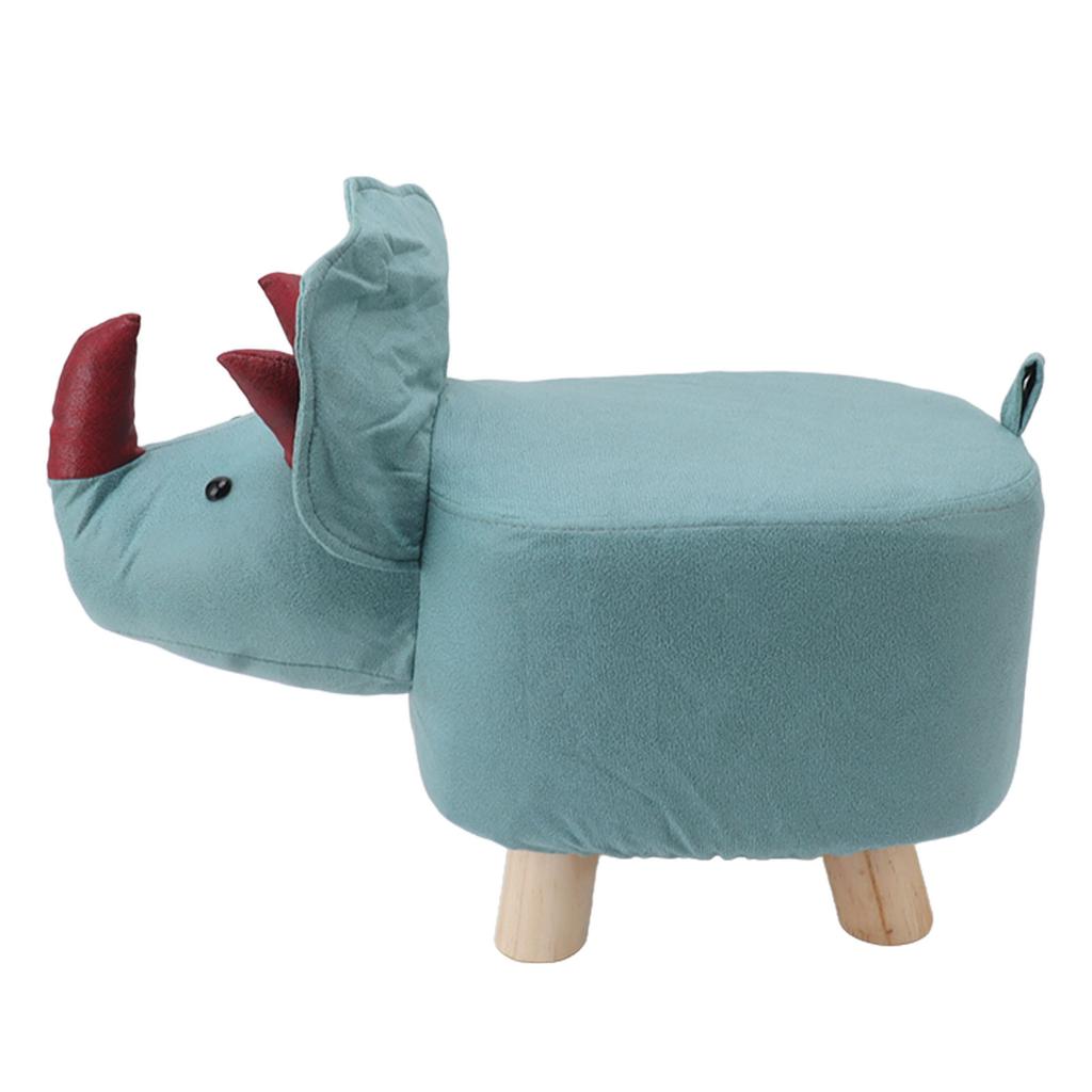Милый табурет для ног в виде животного с мягкой набивной подушкой и ножками, предотвращающими скольжение, маленькие табуреты для ног для детей и взрослых, динозавр