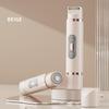 Портативная женская электробритва, триммер для тела, безболезненный, для подмышек, бикини, рук, ног, лица, усов