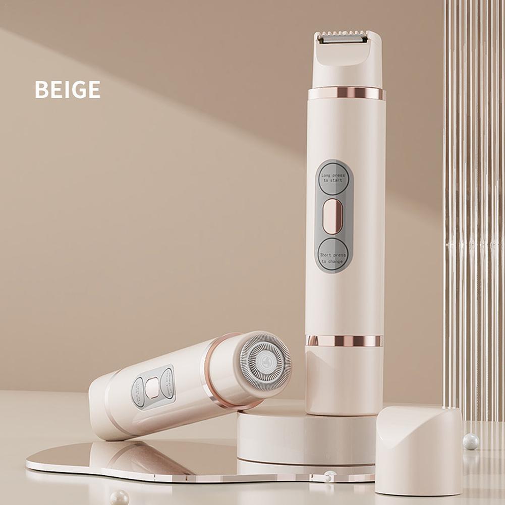Портативная женская электробритва, триммер для тела, безболезненный, для подмышек, бикини, рук, ног, лица, усов