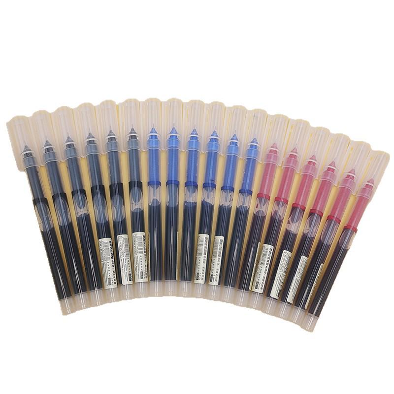 Быстросохнущая шариковая ручка большой вместимости черного цвета для студентов и подписи, с тонким игольчатым наконечником.