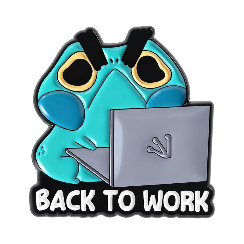 Забавные эмалевые значки «Злая лягушка», Кофе, Чтение книги, Рабочие броши, Значки на лацкан, Мультяшные украшения с животными, Подарок для детей, друзей