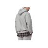 Reebok Толстовка с капюшоном с логотипом, завязками на шнурке и длинными рукавами, унисекс, цвет меланжево-серый 23FRC351UGG4