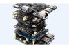 Стекируемая четырехканальная PCIe FFC плата расширения для Raspberry Pi 5 для нескольких HAT-модулей