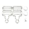 Dungaree Fasteners Clip Brace Buckles With Jeans Buttons Set For Denims Jackets Home Diy Apparel Sewing Supplies