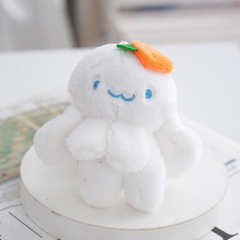 Adorable Plush Bunny Keychain With Soft Rabbit Doll Fluffy Backpack Charm 12cm