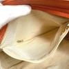 CHANEL vintage CC CC Mark logo Double Chain Tote Bag Shoulder Bag Orange