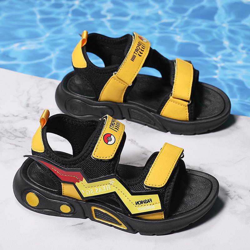 Summer 2025 Boys' Non-slip Sports Sandals: Soft Sole, Lightweight Beach Flip-flops for Kids