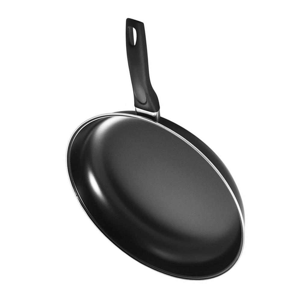 Круглая сковорода с портативной ручкой, антипригарным покрытием и плоским дном для газовой плиты, индукционной плиты