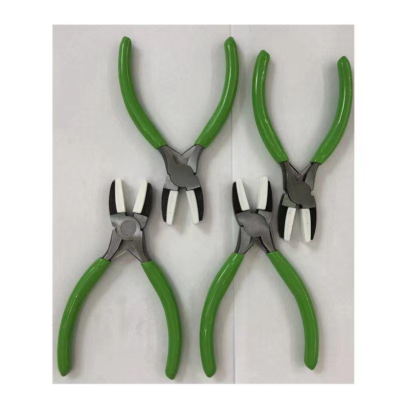 Плоскогубцы с нейлоновой головкой и пластиковым рукавом для обмотки проволоки и изготовления ювелирных изделий, инструмент «сделай сам»