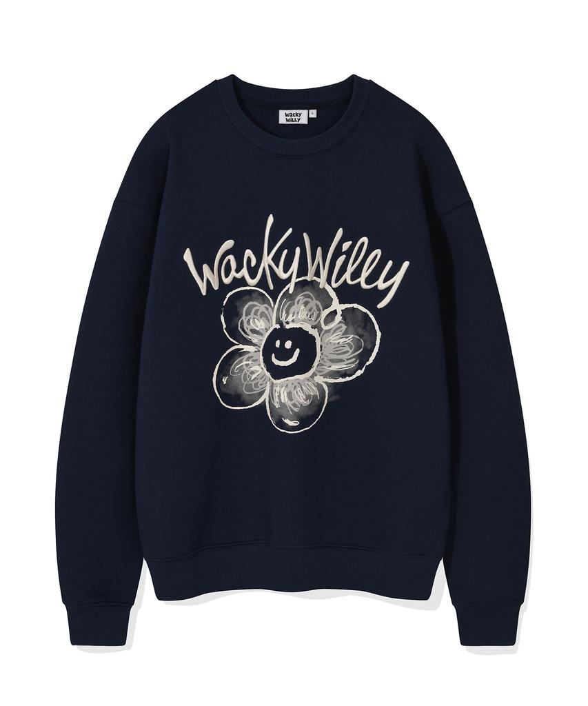 WACKY WILLY Big Lily Sweatshirt Navy