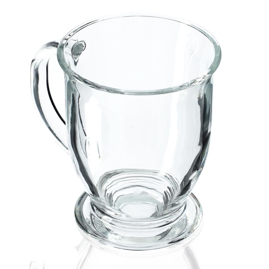 KADAX Glasses for Tea Coffee 460ml Mugs with Handle Set of Glasses 2 Pcs