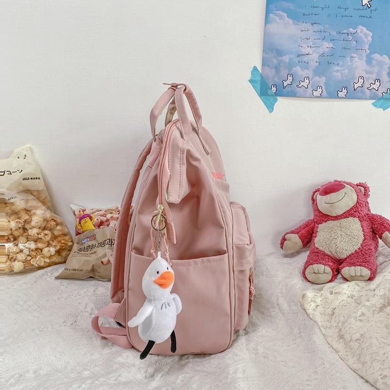 Водонепроницаемый рюкзак для женщин, нейлоновая школьная сумка для ноутбука, милый дорожный женский рюкзак, модные студенческие сумки