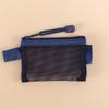 Transparent Nylon Mesh Pencil Pouch Toiletry Carry Pouch Portable Organizer Sticker Tape Accessories